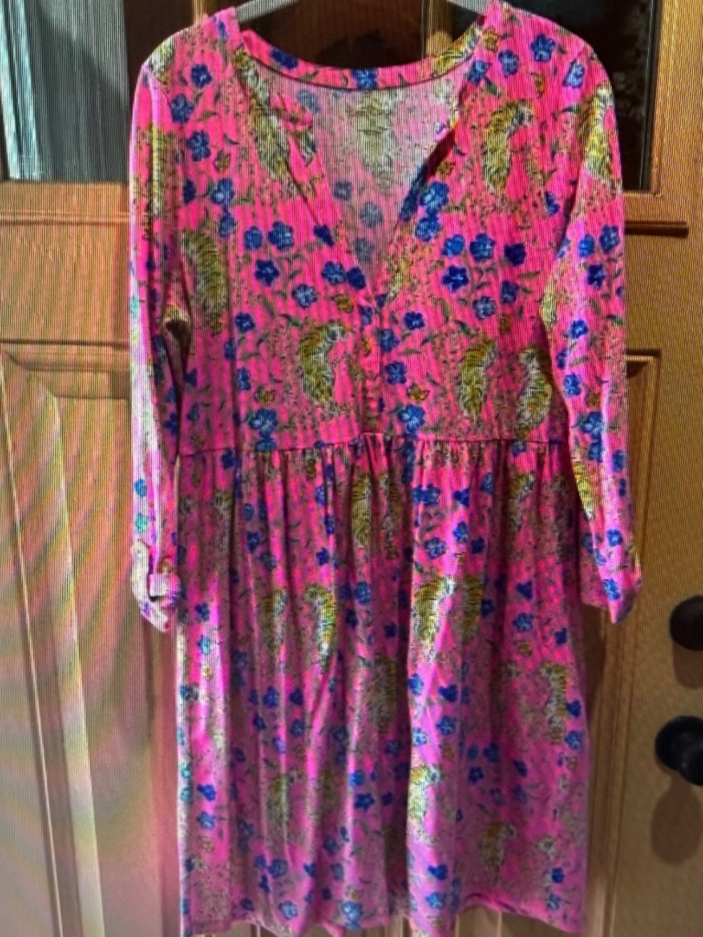 Loran Dress - Prosecco Pink Tigress Garden